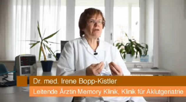 Warum eine frühzeitige Demenz-Diagnose so wichtig ist - Dr. med. Irene Bopp-Kistler - Foto (C) youtube.com